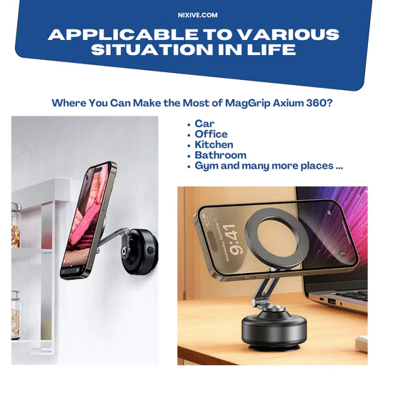 The 360° Rotating Magnetic Car Phone Holder